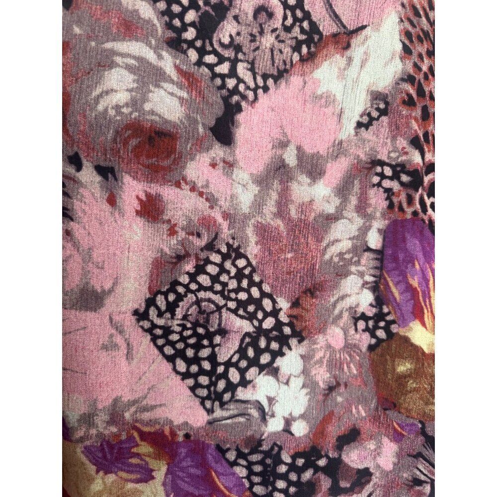 Dolce & Gabbana Ruffled Floral-Print Silk-Chiffon Dress Small Fairycore - Picture 5 of 6